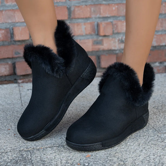 Women's Winter Slip-On Lining Boots