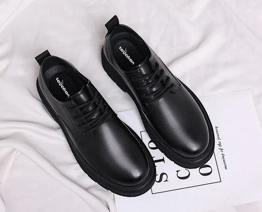 Men’s Classic Black Lace-Up Dress Shoes