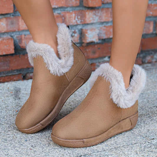 Women's Winter Slip-On Lining Boots